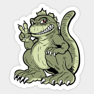 Super Deformed Kawaii Godzilla Sticker